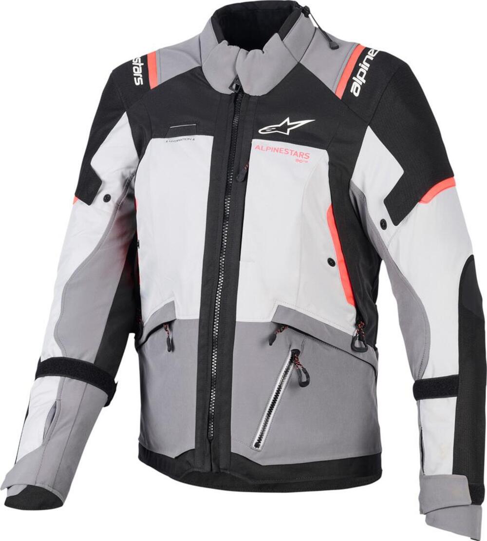 Giacca Moto Donna Alpinestars Andes V4 Drystar Gri