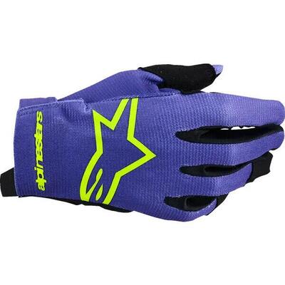 Guanti Cross Bambino Alpinestars Radar Viola Giall