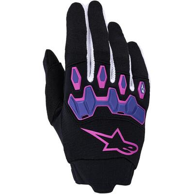 Guanti Cross Alpinestars Full Bore V2 Viola Nero