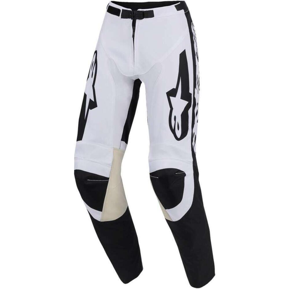Pantaloni Cross Alpinestars Racer Riway Bianco Ner