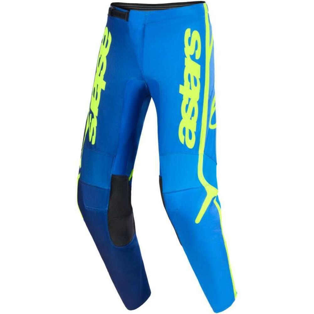 Pantaloni Cross Alpinestars Fluid Apex Blu Giallo