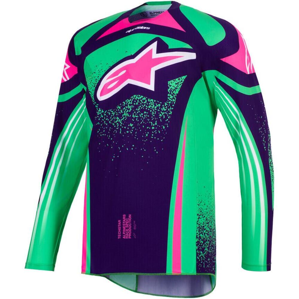 Maglia Cross Alpinestars Techstar Nomur Viola Inte