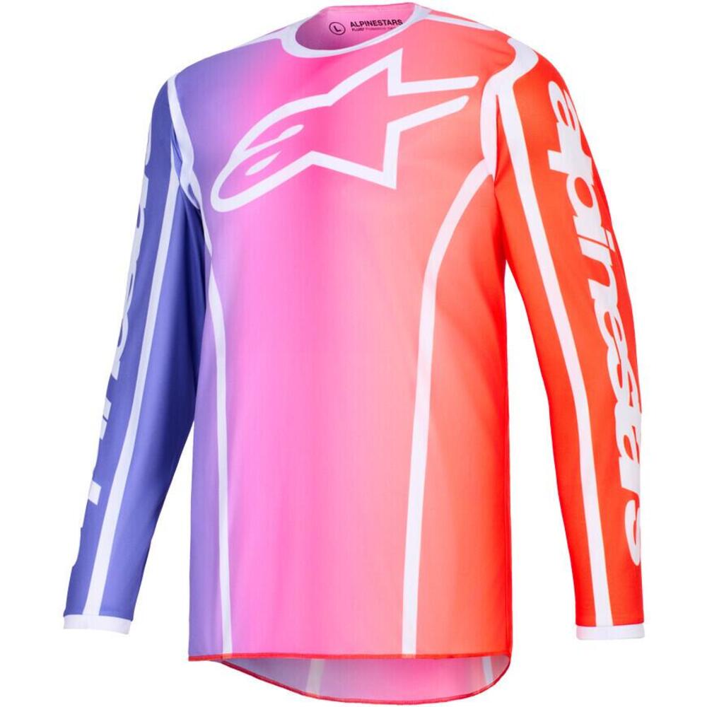 Maglia Cross Alpinestars Fluid Apex Multicolore