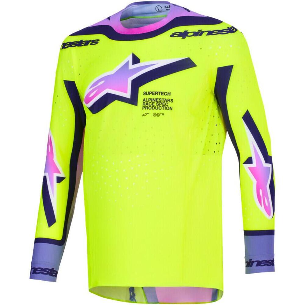 Maglia Cross Alpinestars Supertech Vista Giallo Vi