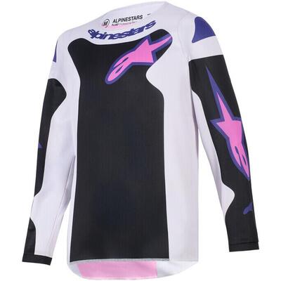 Maglia Cross Bambino Alpinestars Fluid Grid Nero G