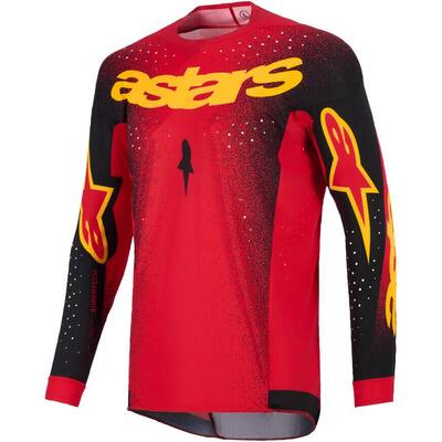 Maglia Cross Alpinestars Supertech Scenz Rosso Ner