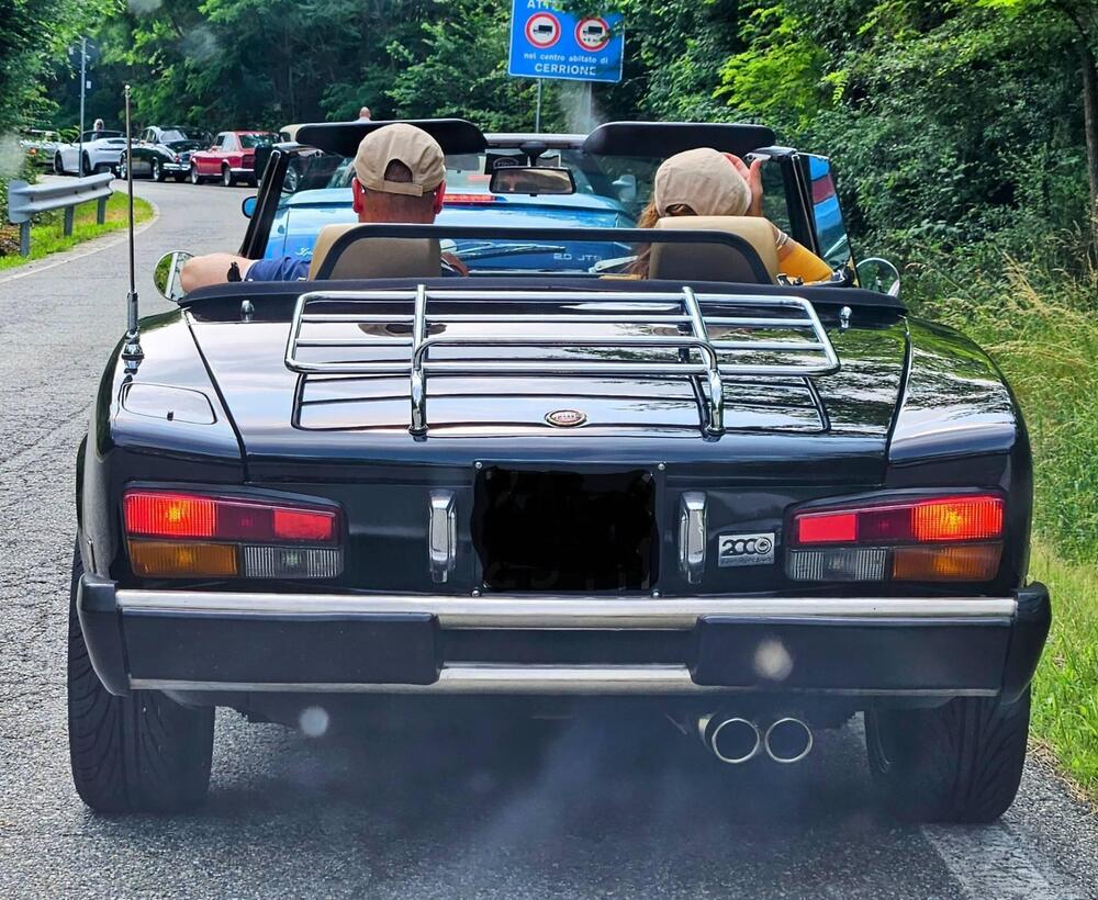 Fiat 124 Spider America d'epoca a Biella (3)