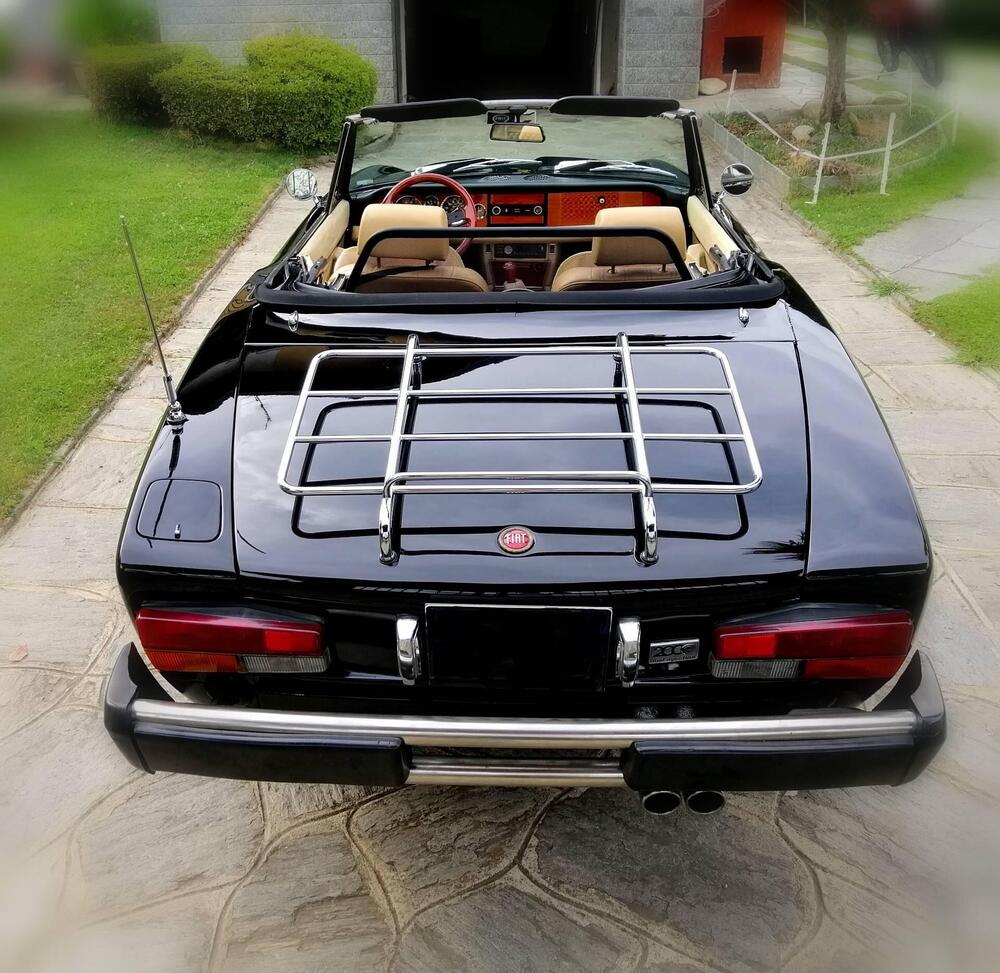 Fiat 124 Spider America d'epoca a Biella (14)