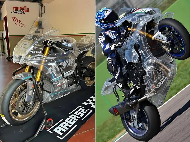 Carene moto trasparenti: &egrave; questa la moda del 2026? Che stile la Yamaha R1 di Delbianco [GALLERY]