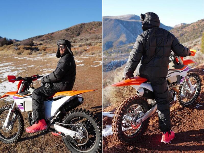 Le foto "scomode" di Hamilton sulla KTM da cross country sparite da Instagram: coincidenza o imposizione?