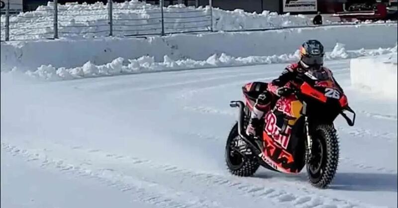 Quando una MotoGP incontra il ghiaccio: Red Bull e Pedrosa riscrivono il concetto di follia [VIDEO]