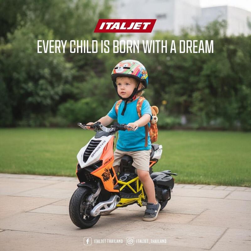 Italjet Thailand onora la Giornata Nazionale dei Bambini con un mini Dragster tutto da guidare