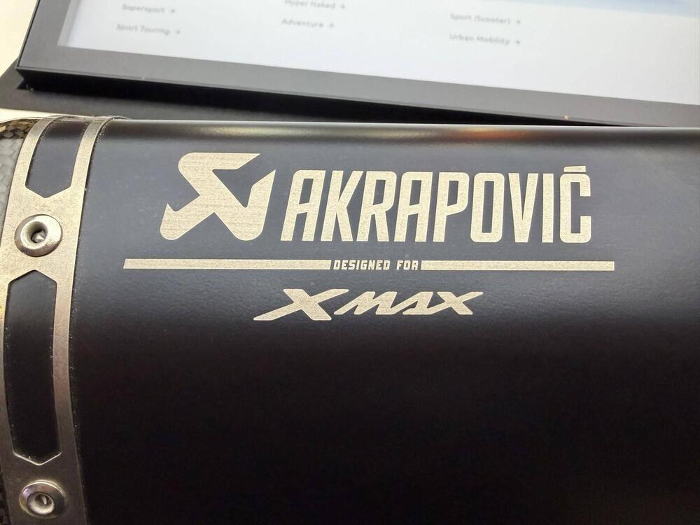 Scarico Akrapovic Yamaha Xmax 125 2024 (2)