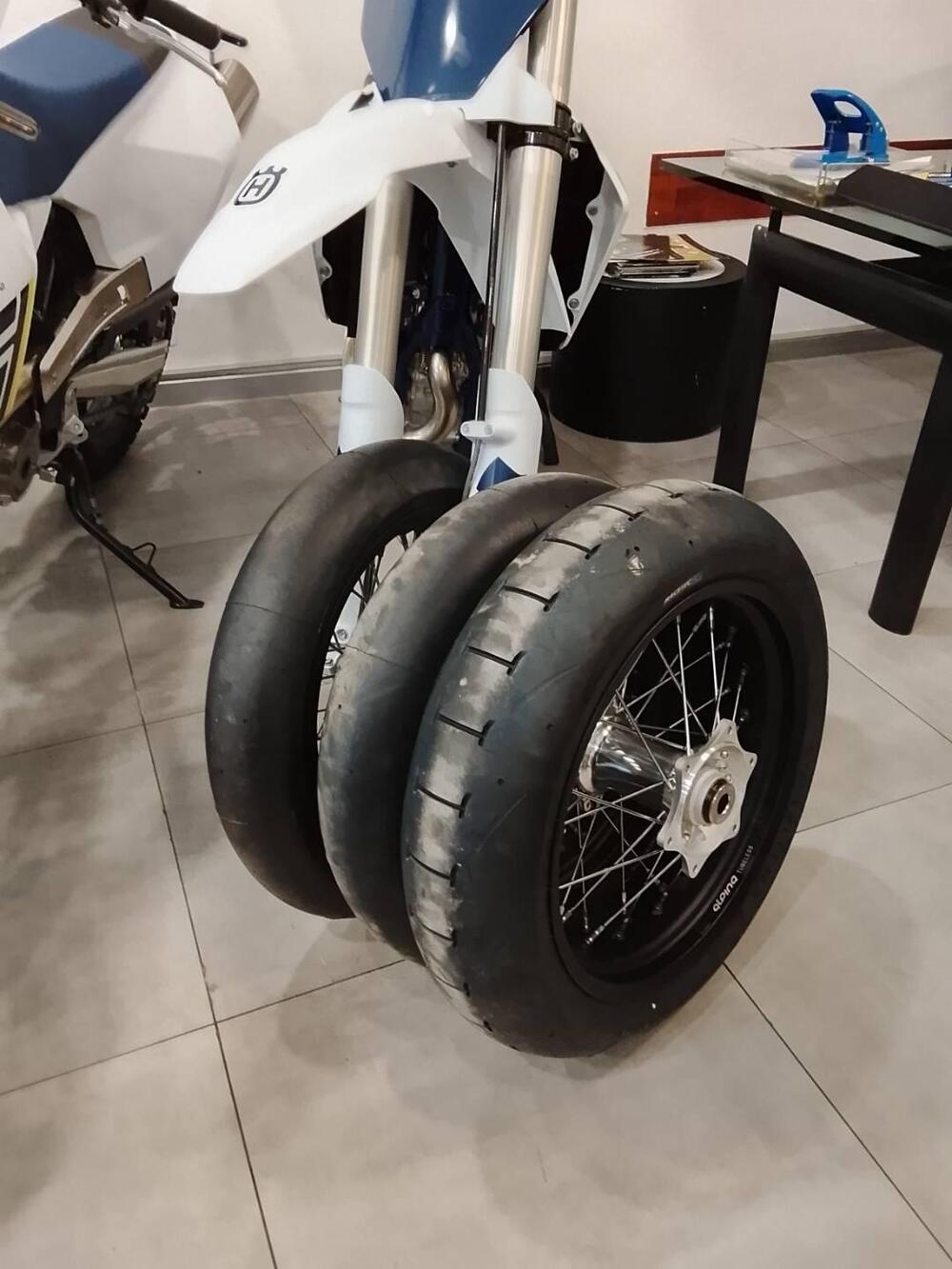 kit cerchio ant e post completo 450 fs Husqvarna/k Alpina Raggi