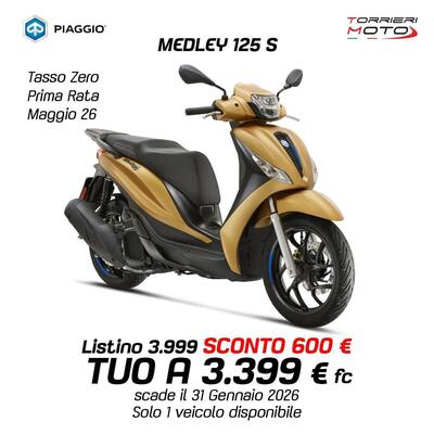 Piaggio Medley 125 S (2025 - 26) nuova