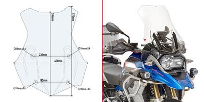 Cupolino trasparente Givi 5124DT per BMW R1200GS-1