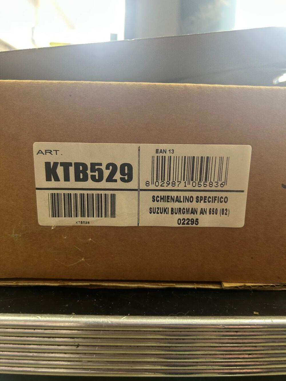 Schienalino per Suzuki Burgman An 650 del 2002 kappa (2)