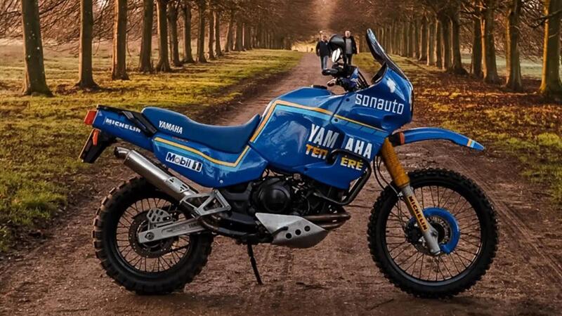 Questa Super T&eacute;n&eacute;r&eacute; con livrea Sonauto monta un motore del TDM 850. Tutto cos&igrave; magico!