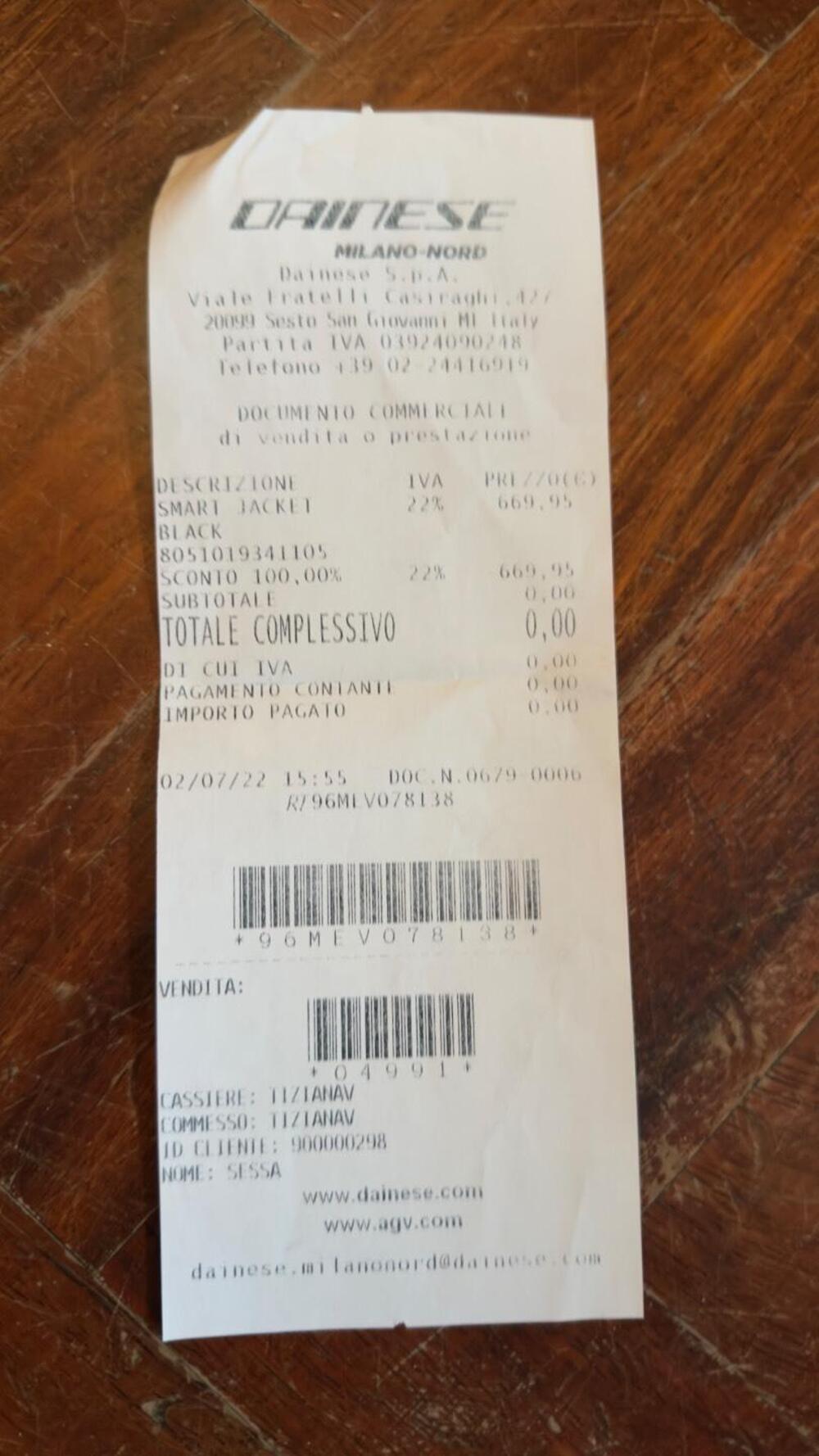 Air-Bag Dainese Smart Jacket V2 - Pari al nuovo (S (3)