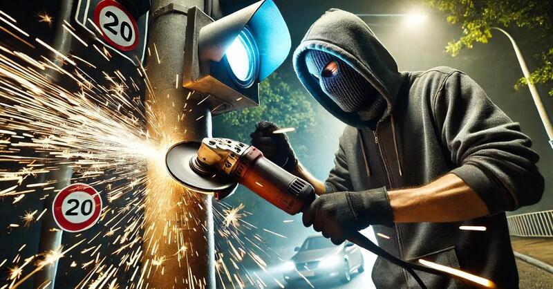 Fleximan torna all'attacco: doppio sabotaggio autovelox alle porte di Milano