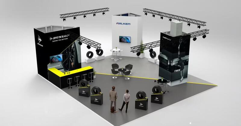 Dunlop e Falken insieme a Goteborg: debutto storico all&rsquo;Automassan 2026