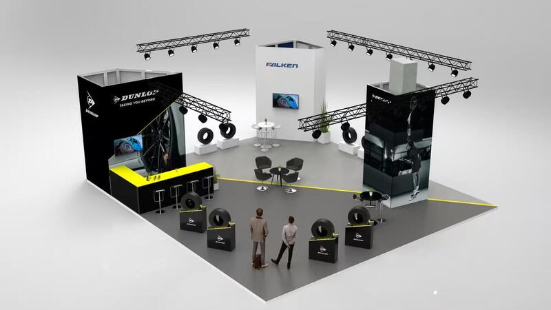 Dunlop e Falken insieme a Goteborg: debutto storico all&rsquo;Automassan 2026