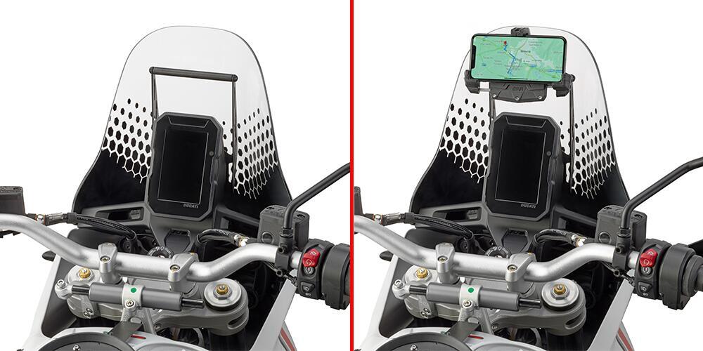 Traversino Cupolino Givi per Ducati desert X 937 (