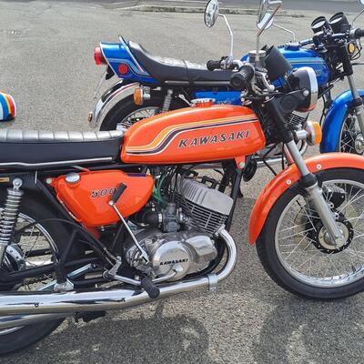 Kawasaki 500 H1B d'epoca