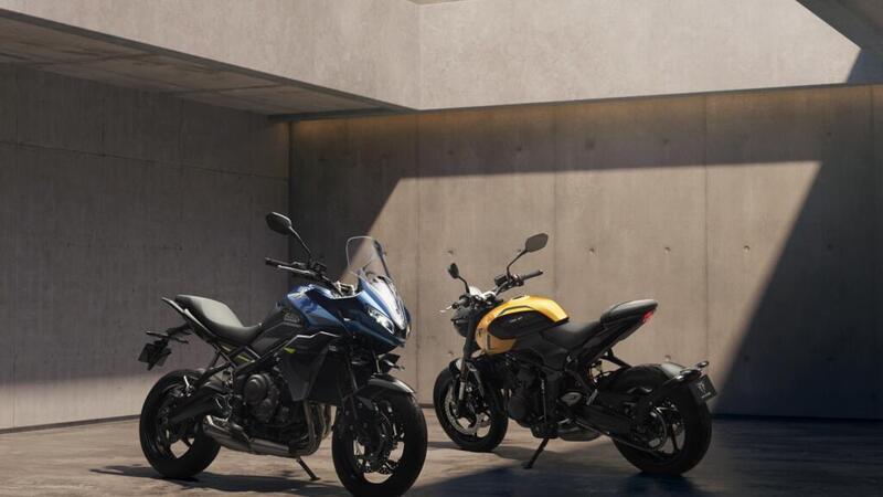 Triumph rinnova le 660: pi&ugrave; potenza e contenuti per Trident e Tiger Sport