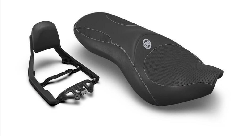 Sella Touring + schienalino Supermeteor 650 Royal Enfield