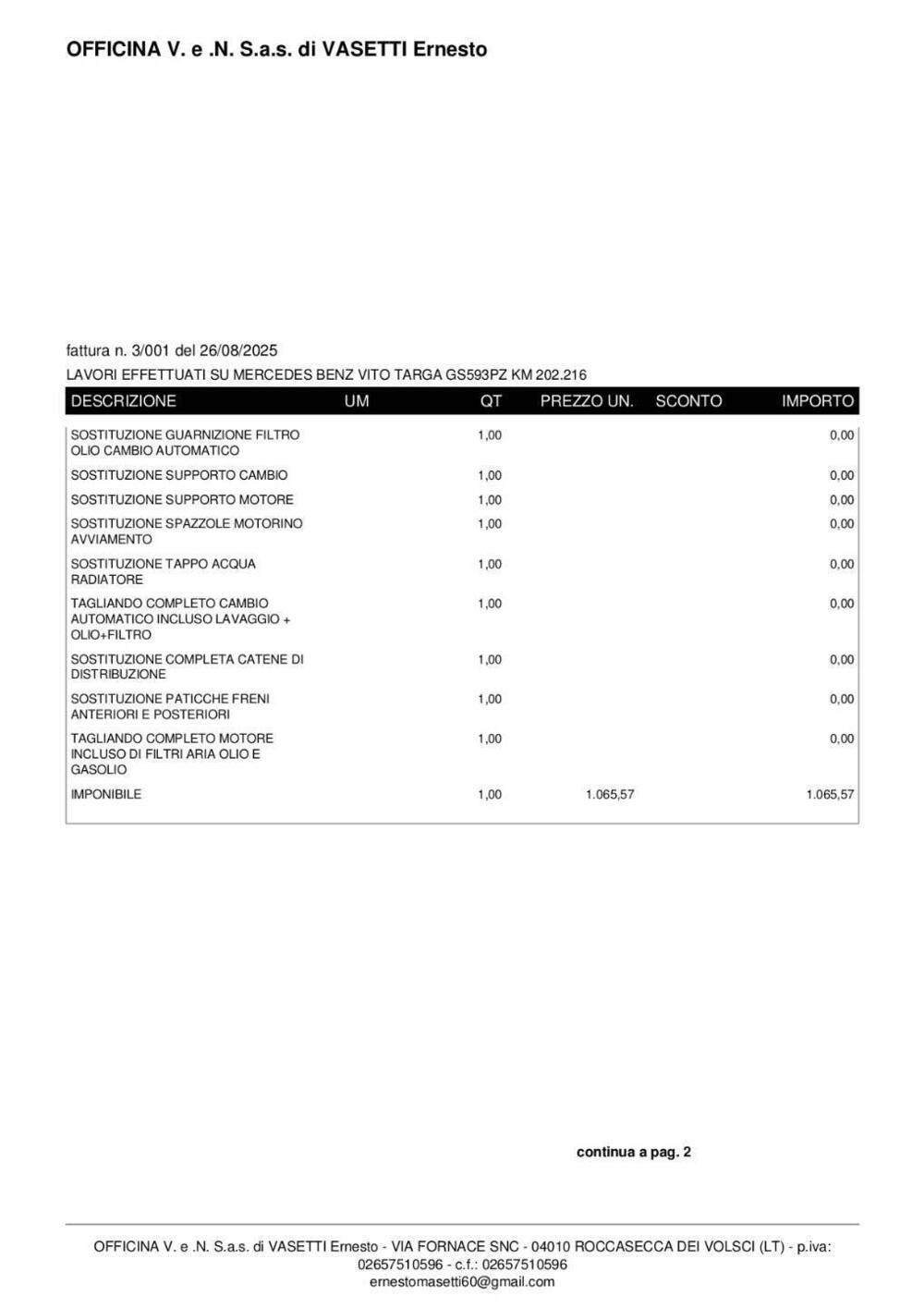 Mercedes-Benz Vito usata a Frosinone (10)
