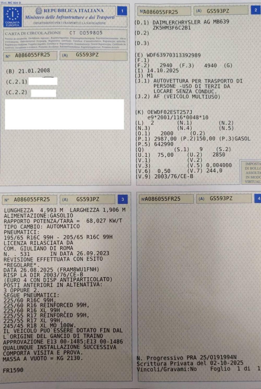 Mercedes-Benz Vito usata a Frosinone (12)