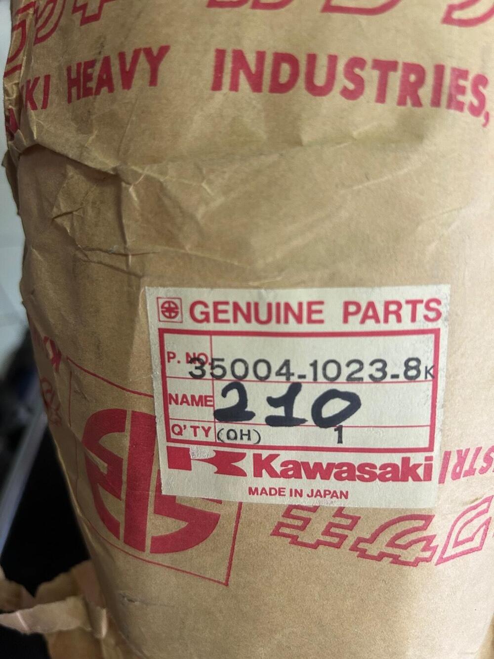 Parafango anteriore Kawasaki in alluminio (3)