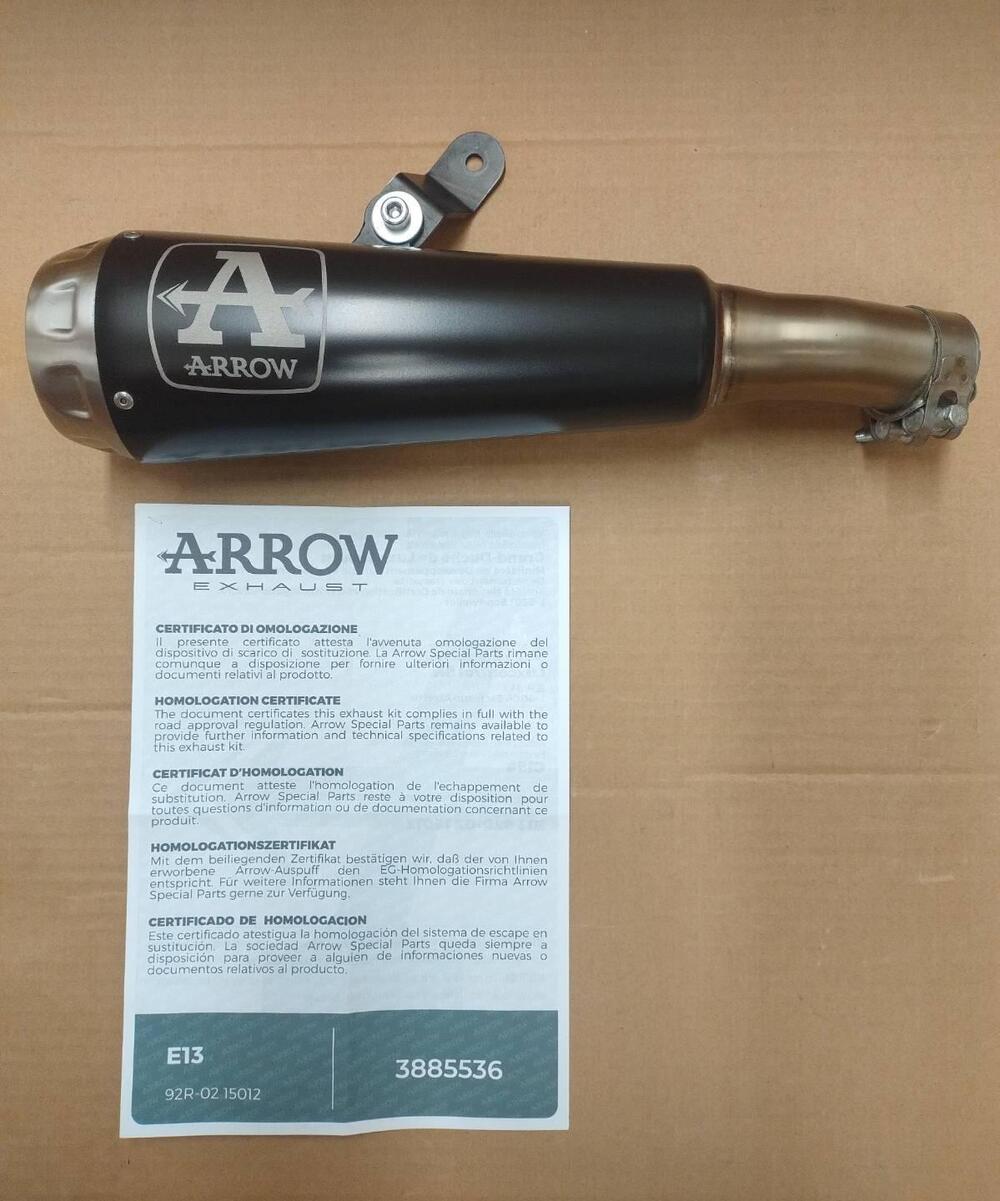 Scarico Arrow Pro-Race Kawasaki Z500 / Ninja 500 (2)
