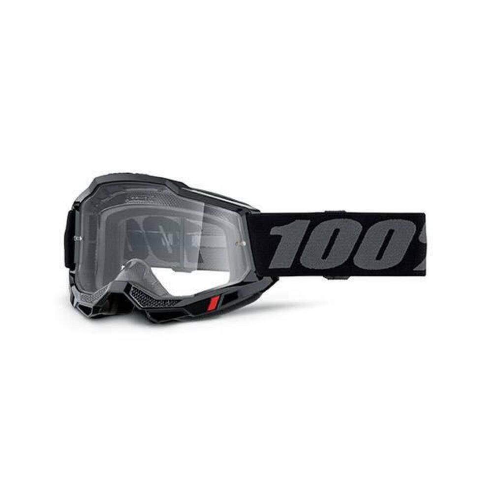 TRIMBOLIMOTO MASCHERA CROSS 100% ACCURI 2 OTG BLAC 100 %