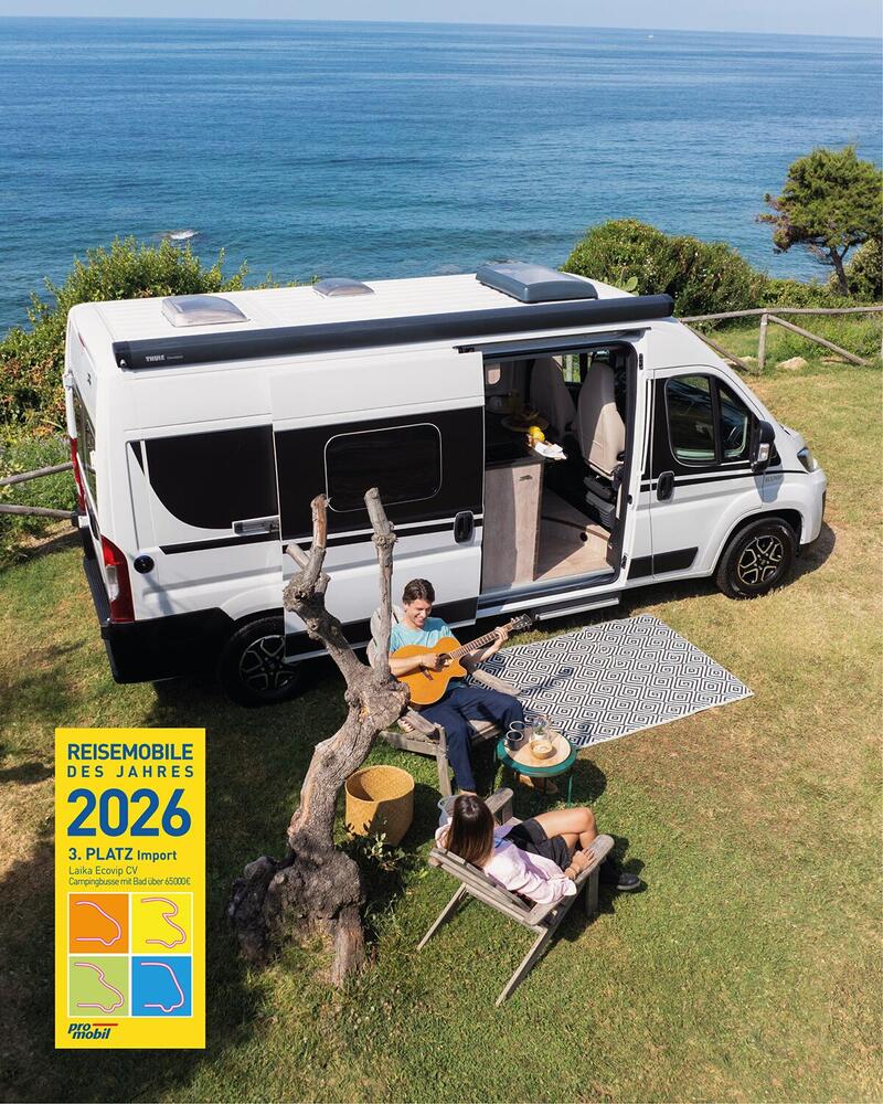 Mondo camper: tre modelli Laika premiati ai&nbsp;Reisemobil des Jahres 2026