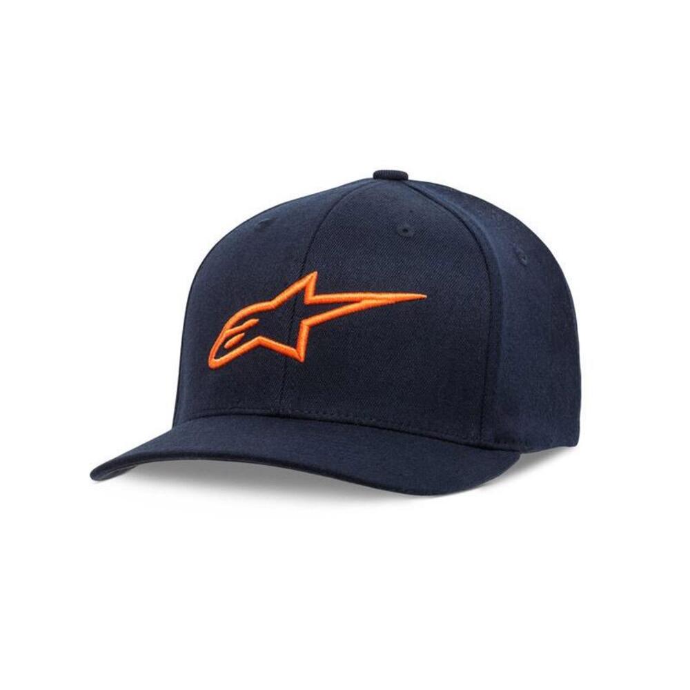 cappellino moto Alpinestars Ageless Curve arancio