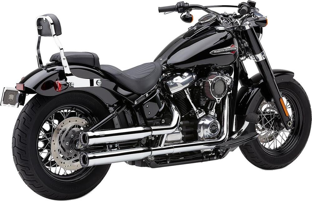 Marmitte Cobra 3” RPT Race Pro Slip-On per Softail 