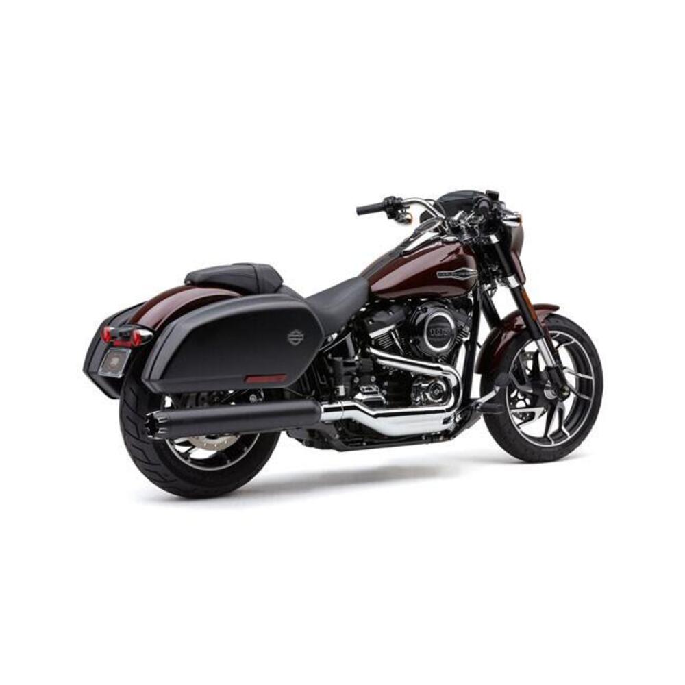 Marmitte Cobra Dual cut Slip-on per Softail dal 20 