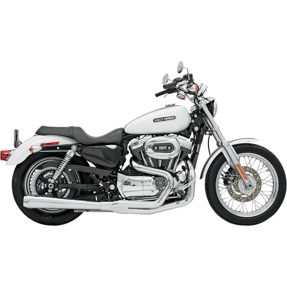 Scarico Bassani 2 in 1 Road Rage per Sportster dal 