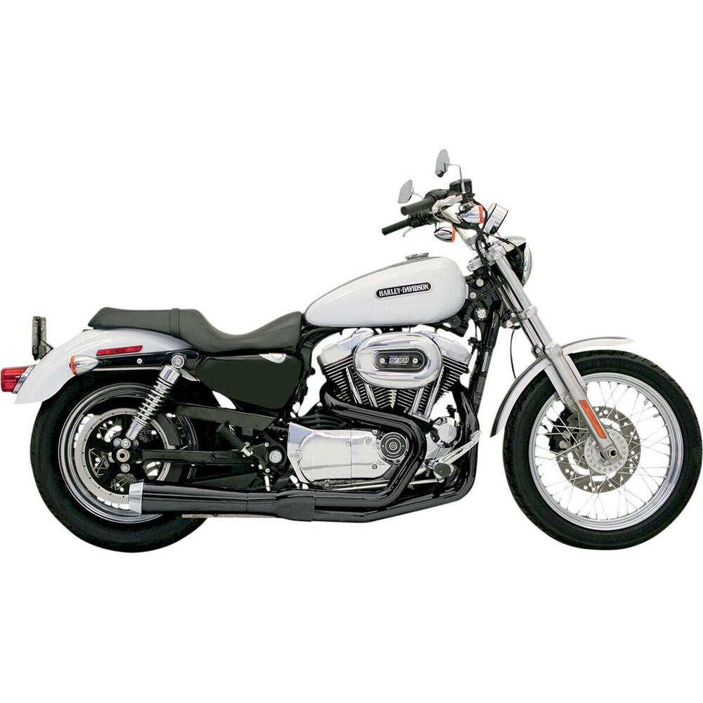 Scarico Bassani 2 in 1 Road Rage per Sportster dal 