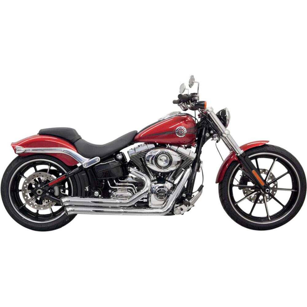 Scarichi Bassani Pro-Street Turnout per Softail da 