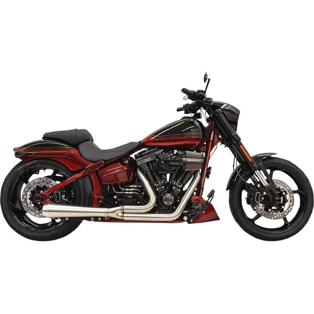 Scarico Bassani 2 in 1 Road Rage III per Softail d 