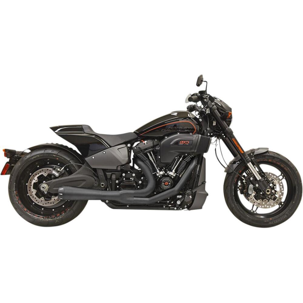 Scarico Bassani Road Rage 2 in 1 per Softail dal 2 