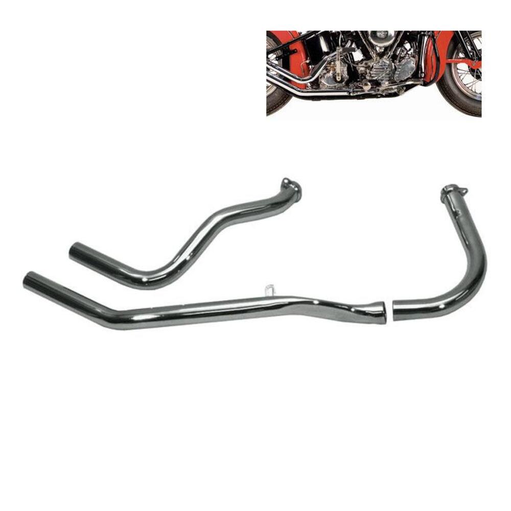 Marmitte Paughco Drag pipe upsweep cromate per FL