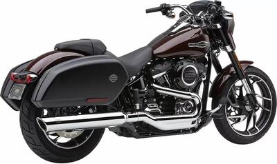 Marmitta Cobra Twin 909 da 4" cromata per Softail 