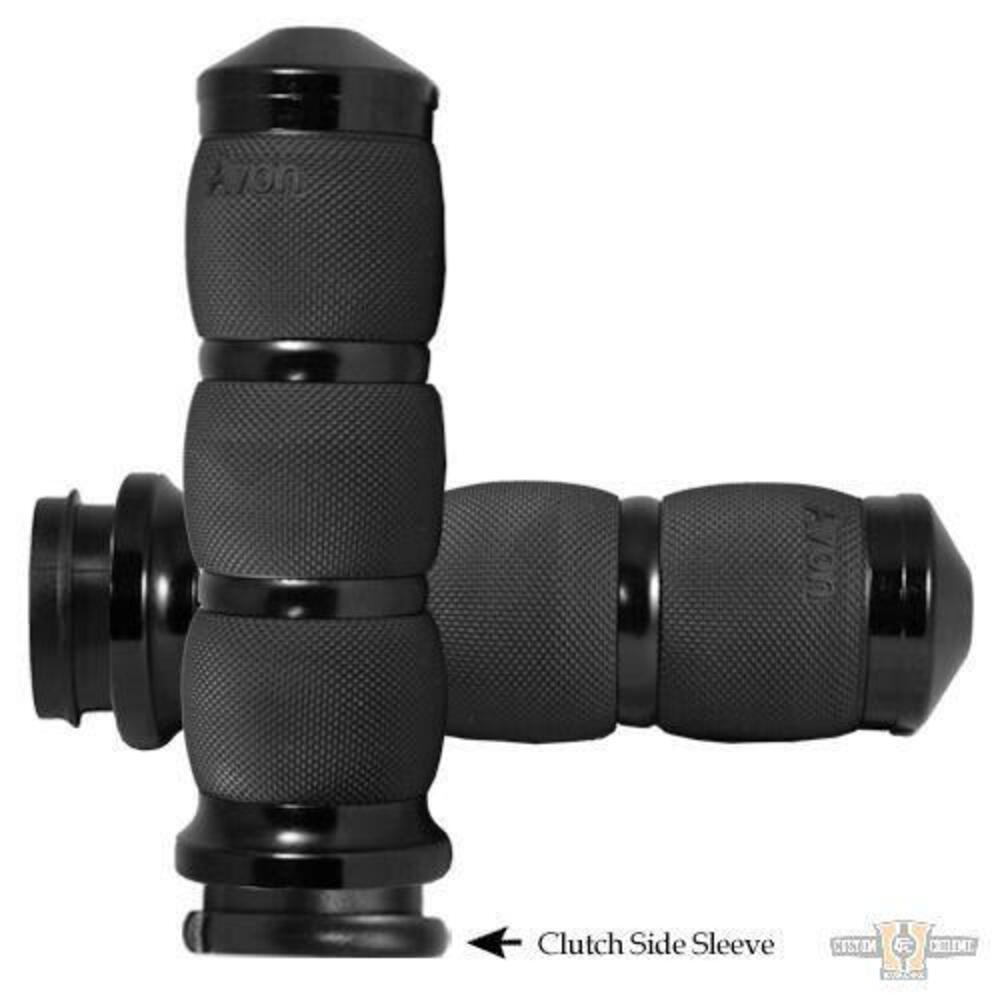 Manopole Avon Air Cushion classic nere per acceler