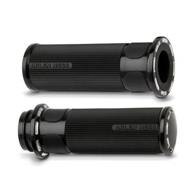 Manopole Arlen Ness Billet Slot Track nere per ac