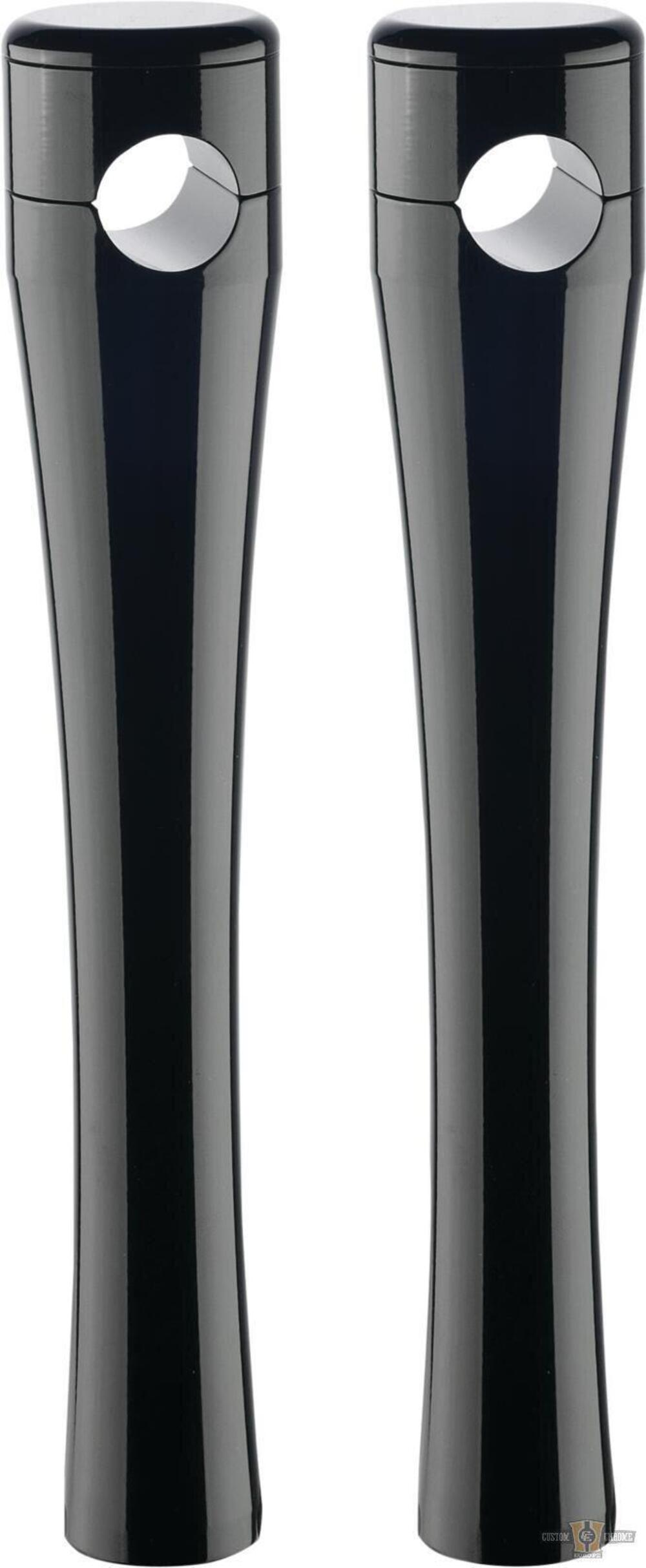 Riser alti 6'' neri dritti per manubri da 1'' Cust 