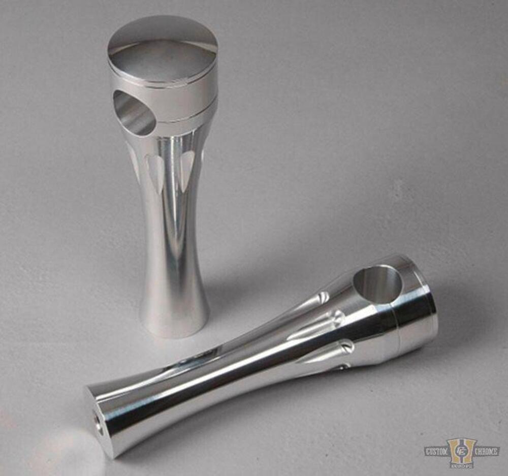 Riser alti 6" lucidi in alluminio CK per manubri d 